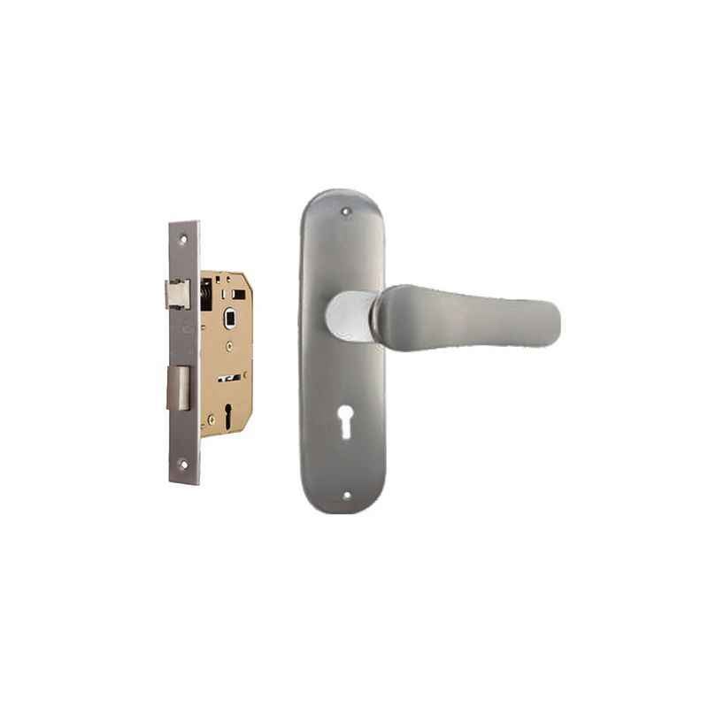 Plaza Salora Stainless Steel Finish Handle with 65mm Mortice Lock & 3 Keys