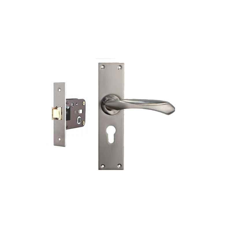 Plaza Econ Stainless Steel Finish Handle with 200mm Baby Latch Keyless Lock