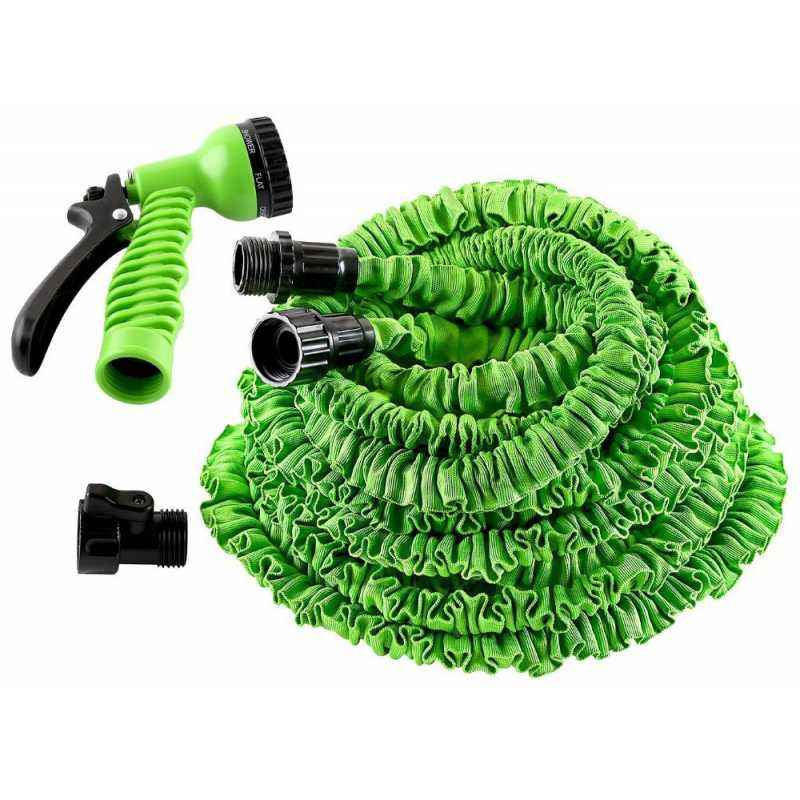 Qubeplex 25 Feet Expandable Water Hose Pipe