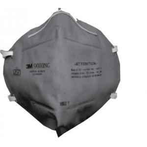 3M Dust/Mist Respirator Mask, BIS P1, 9000ING (Pack of 50)
