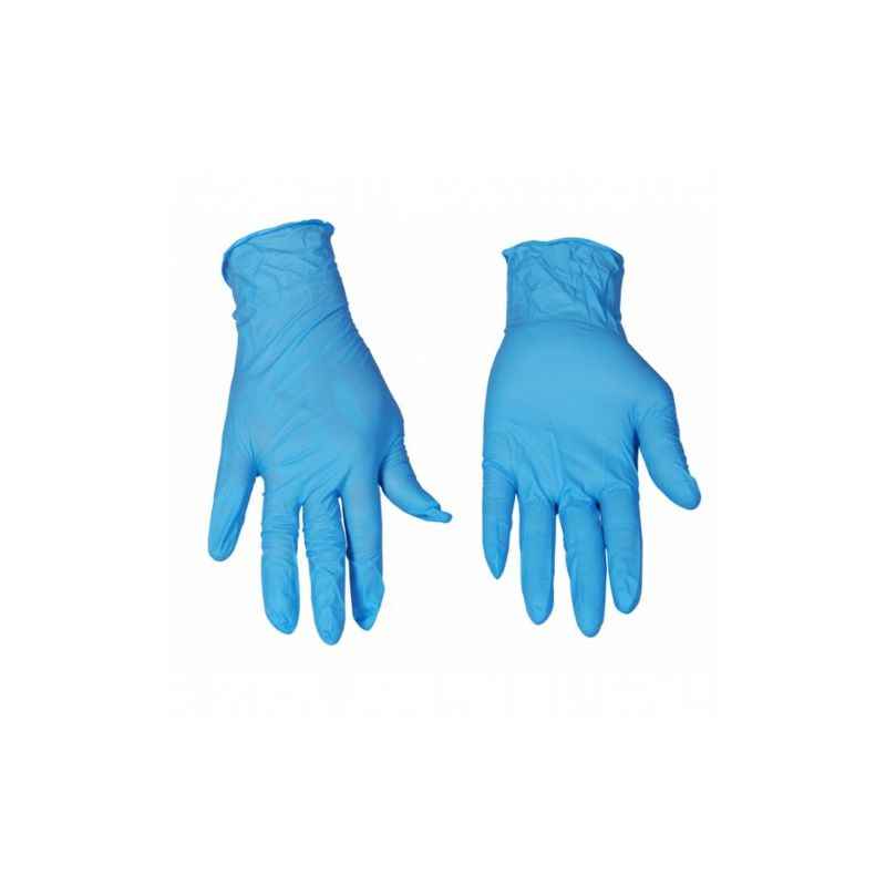Tissworks Latex Free Nitrile-Powder Free Examination Gloves, Size: L (Pack of 100)