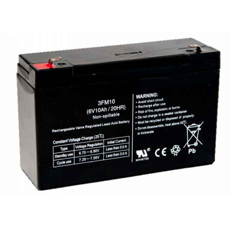 JPK 6V 10 Ah Lead Acid Car Battery, 026