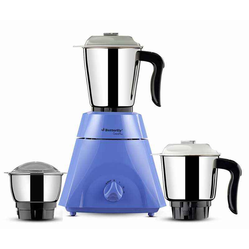 Butterfly Grand Plus 750W Violet Mixer Grinder with 3 Jars