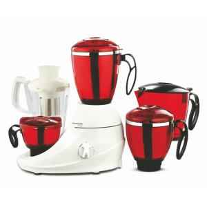 Butterfly Desire 1HP Red & White Multipurpose Juicer with 4 Jars