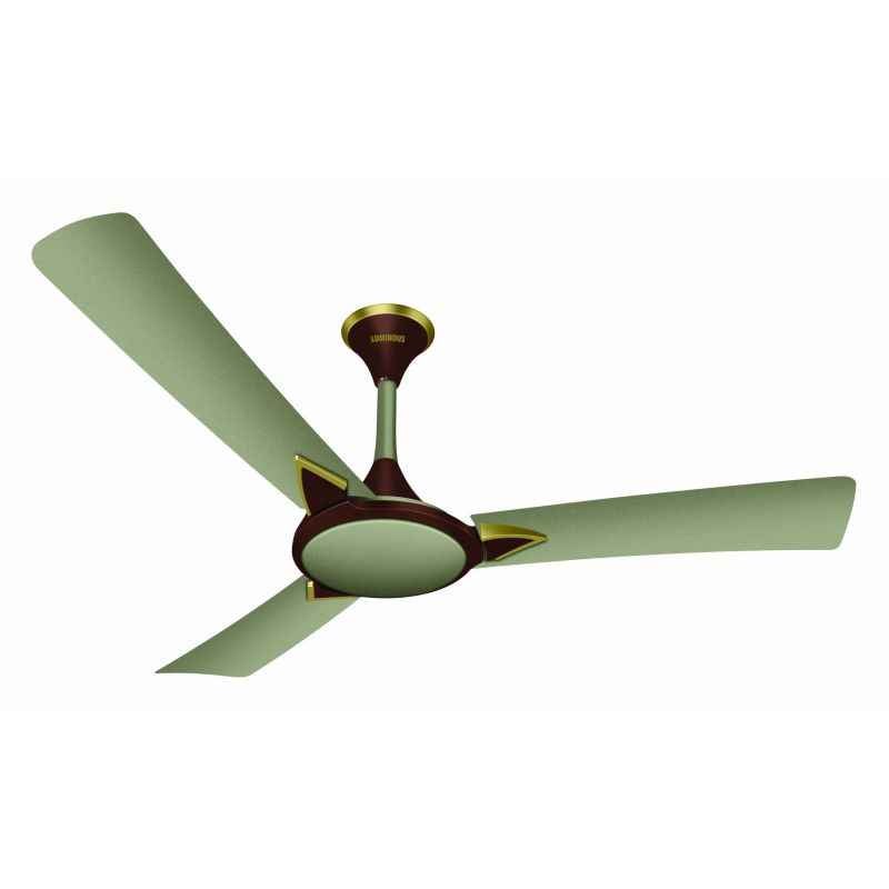 Luminous 1200 mm Champagne Gold Warrior Ceiling Fan, Speed: 380 rpm