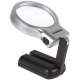 Stealodeal 65mm Black & Silver Magnifying Glass, Magnification: 3X