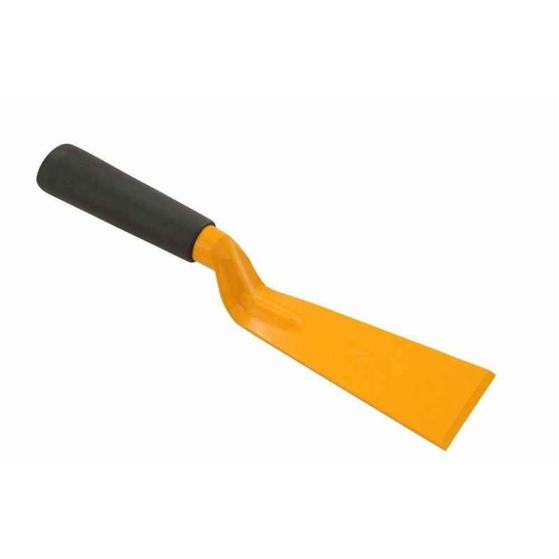 Falcon SPS-2000 Orange & Black Medium With Steel Handle and PVC Grip Premium Khurpa