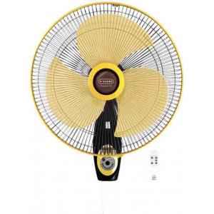 V-Guard Finesta RW 1350rpm Black & Yellow Wall Fan, Sweep: 400 mm