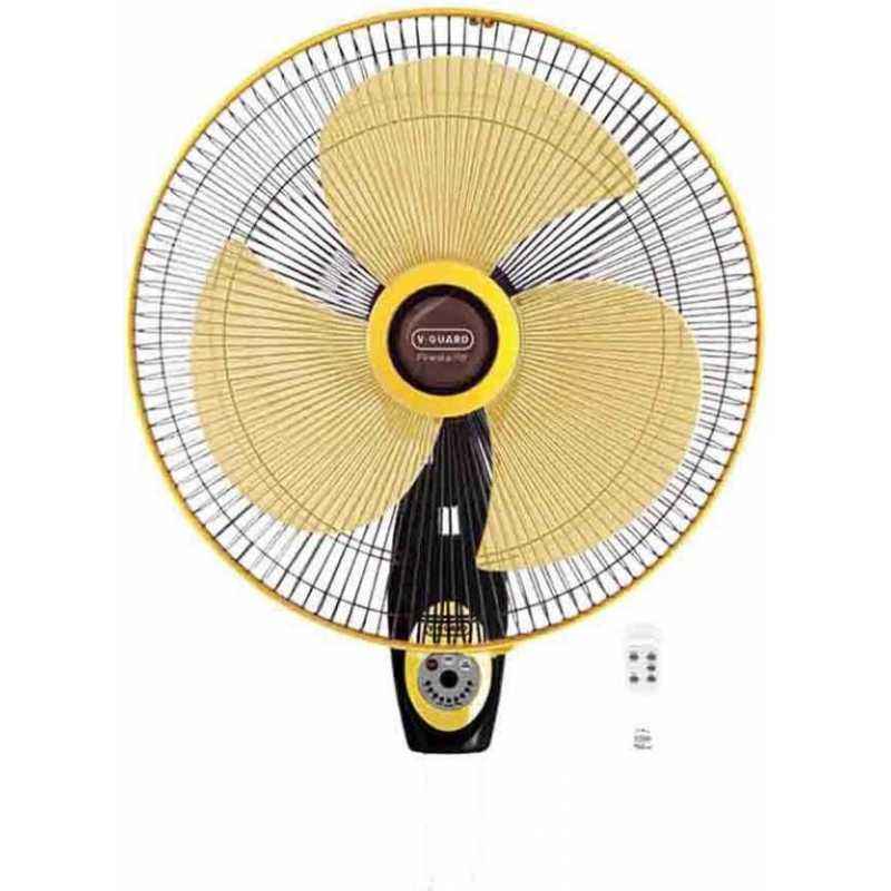 V-Guard Finesta RW 1350rpm Black & Yellow Wall Fan, Sweep: 400 mm