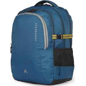 Aristocrat Grid 2 Laptop Backpack, Teal Blue