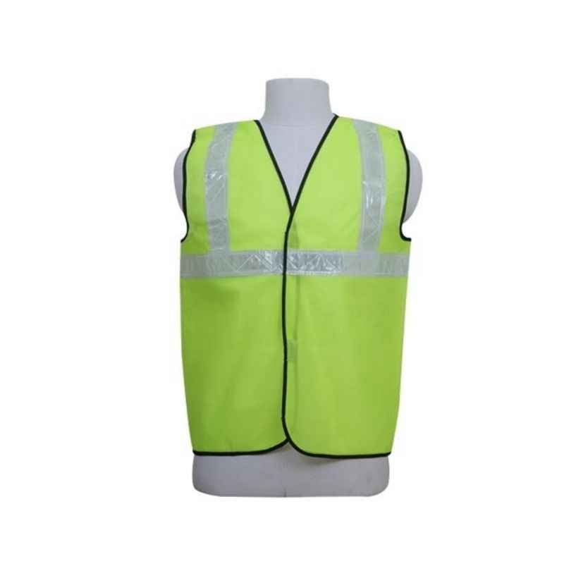 STEC Green Reflective Jacket, Tape Reflectivity: 2 Inch (Pack of 50)