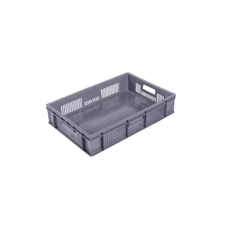 Supreme 600x400x120mm 25 Litre Grey Premium Plastic Crate, SSP-604012