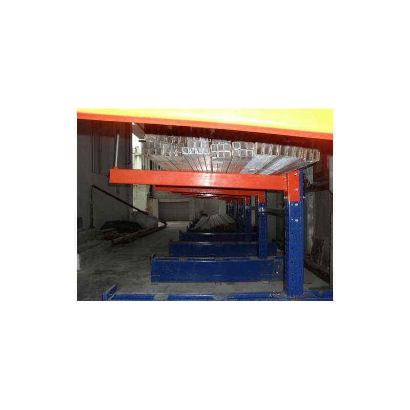 Stainless Steel Blue & Orange Cantilever Rack, Load Capacity: 4000-5000 kg