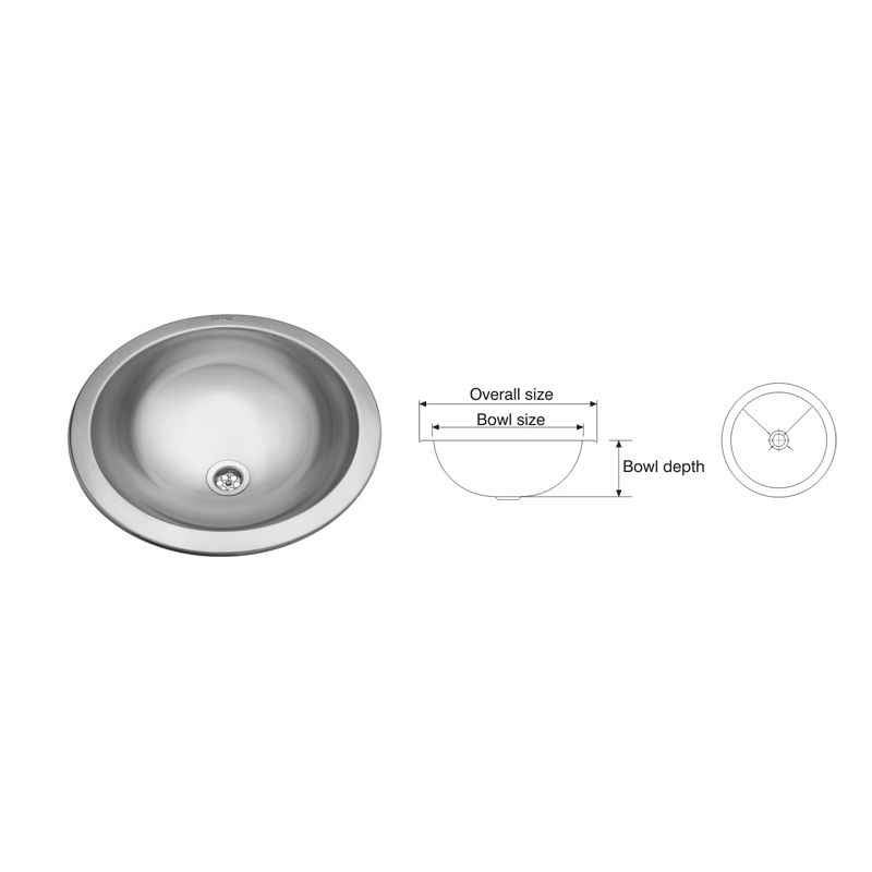 Nirali Globus Deep Glossy Finish Sink Strainer, Bowl Diameter: 330 mm