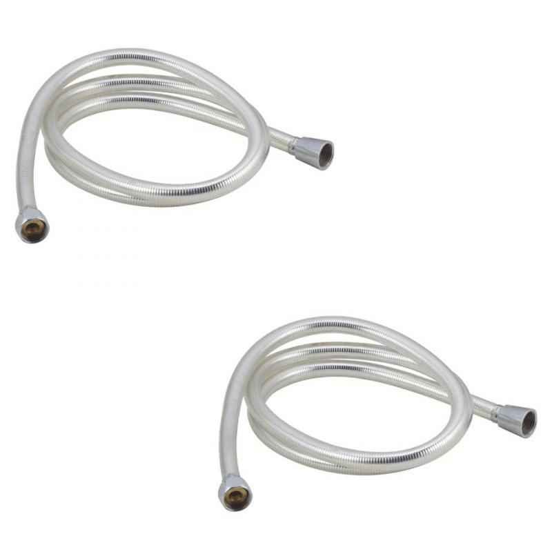 Kamal Flexible Shower Tube (PVC) 1 m, TSH-0316-S2 (Pack of 2)