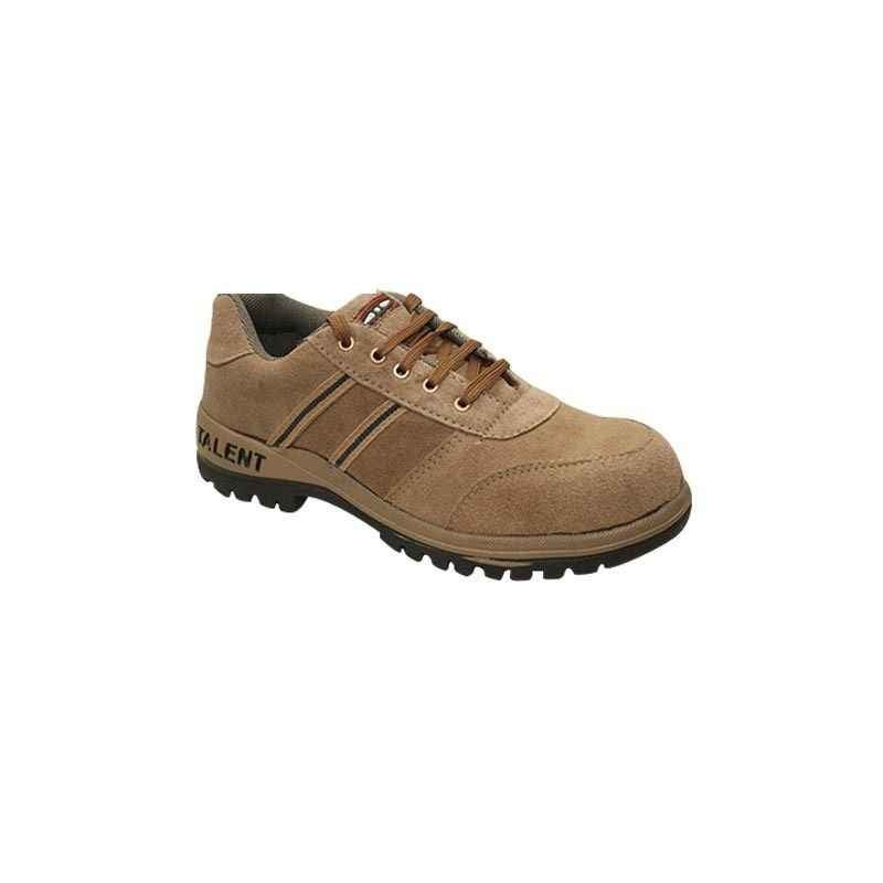 NEOSafe Talent A5007 Steel Toe Brown Work Safety Shoes, Size: 10