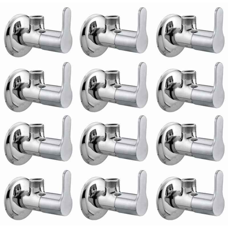 Snowbell Fusion Brass Chrome Plated Angle Faucet (Pack of 12)