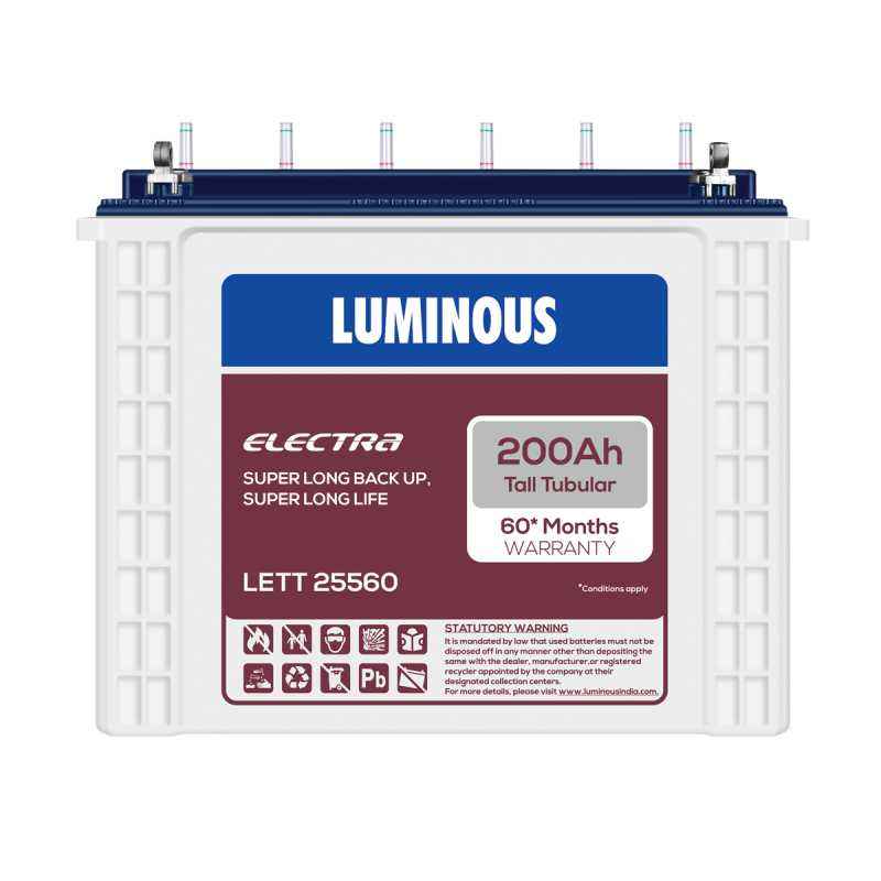 Luminous Electra 200Ah Tubular Battery, LETT 25560