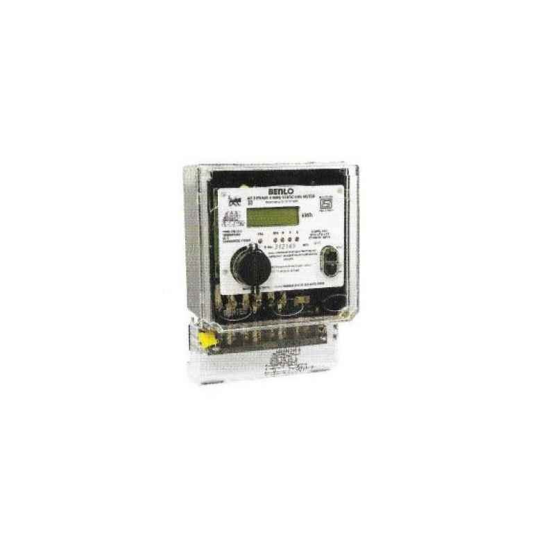 Benlo 10-40A 3 Pole LCD Static Energy Meter, BETPLCD10-40 (Pack of 10)