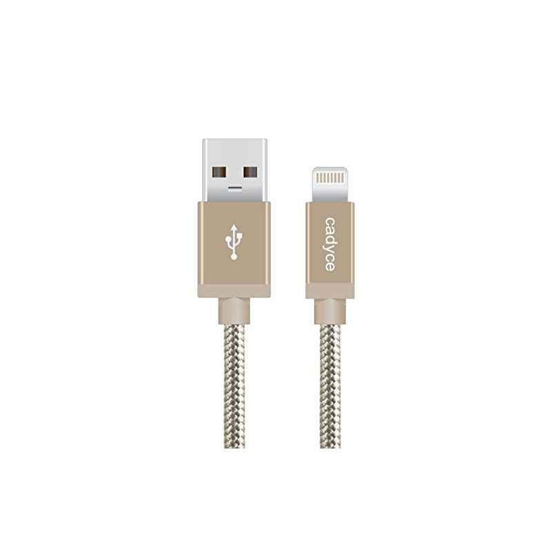 Cadyce 1.2m Gold Colour USB Sync Lightning Cable, CA-ULCG
