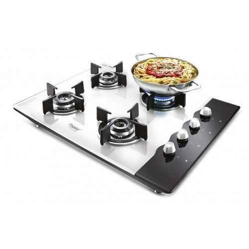 prestige hob glass top 2 burner auto ignition gas stove