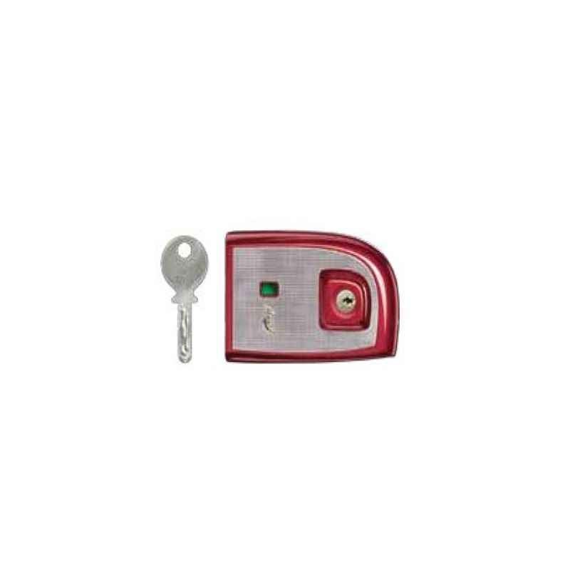 Godrej Astro 2C Ruby Red Rim Lock, 7024