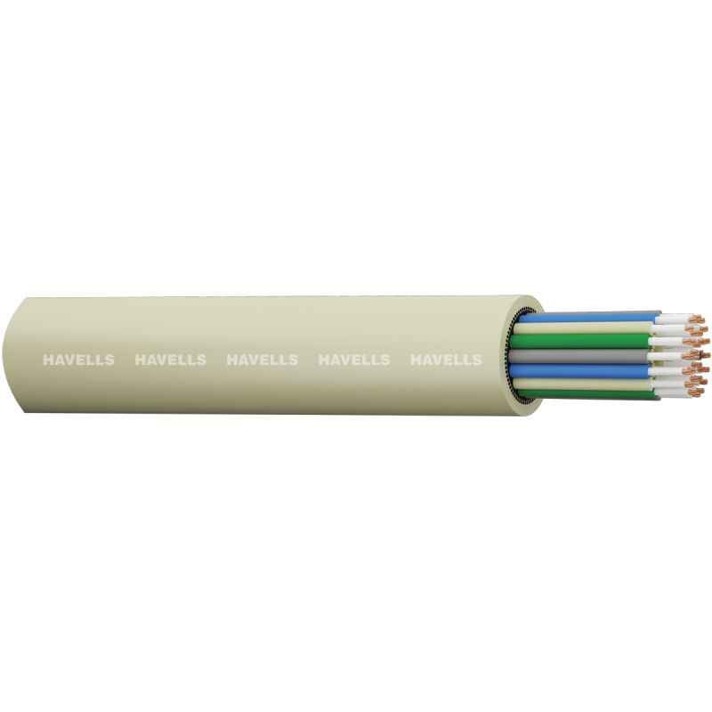 Havells 3 Pairs 0.4mm Unarmoured ATC Telecom Switch Board Cable, WHTTATEA3P40, Length: 90 m