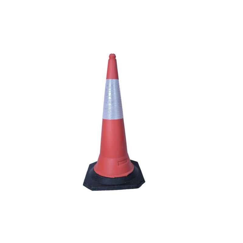 KT 2.5 kg Orange Safety Cone with Rubber Base (Pack of 5)