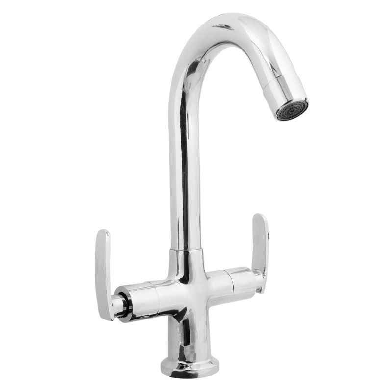 Jainex Irene Centre Hole Basin Mixer with Free Tap Cleaner, IRN-5046