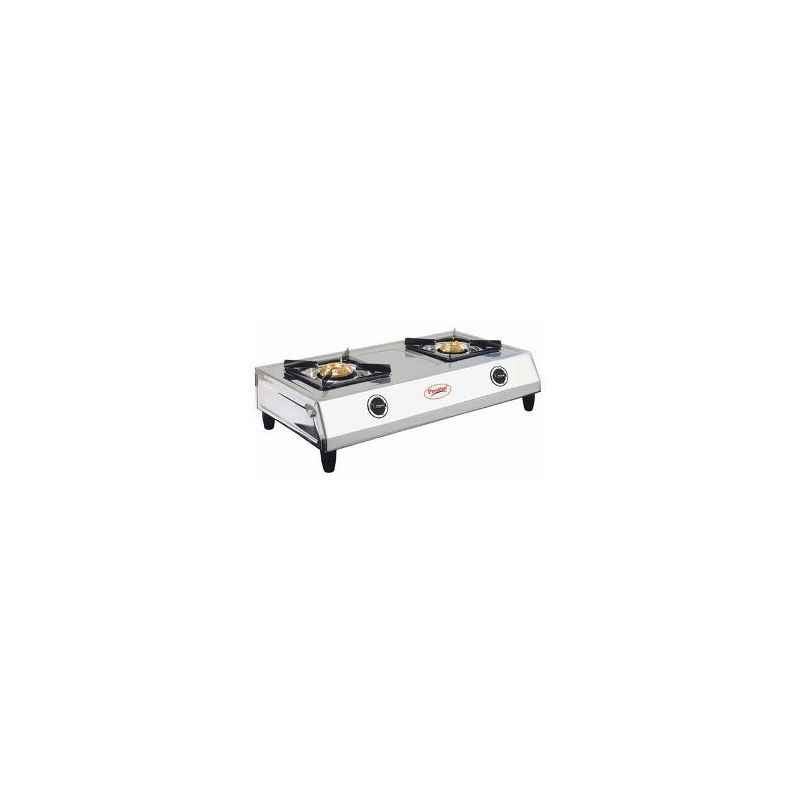 Prestige Agni Stainless Steel 2 Burners Gas Stove