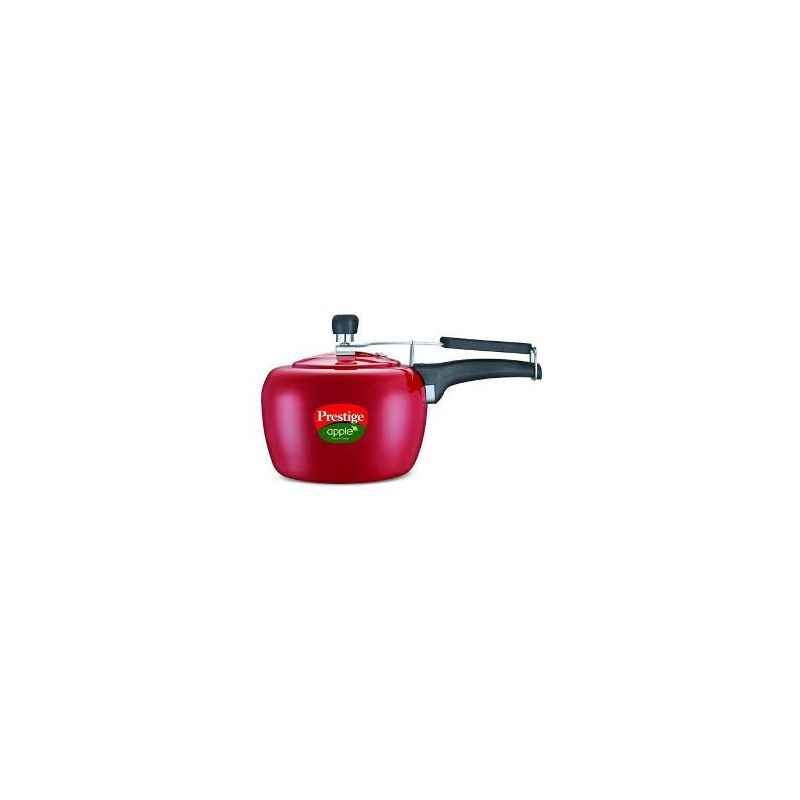 Prestige Apple Plus 2 Litre Red Inner Lid Aluminium Pressure Cooker, 11052