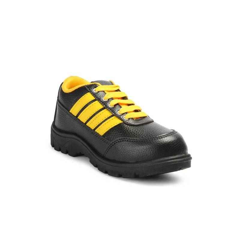 Safari Speed Steel Toe Black Work Safety Shoes, Size: 8