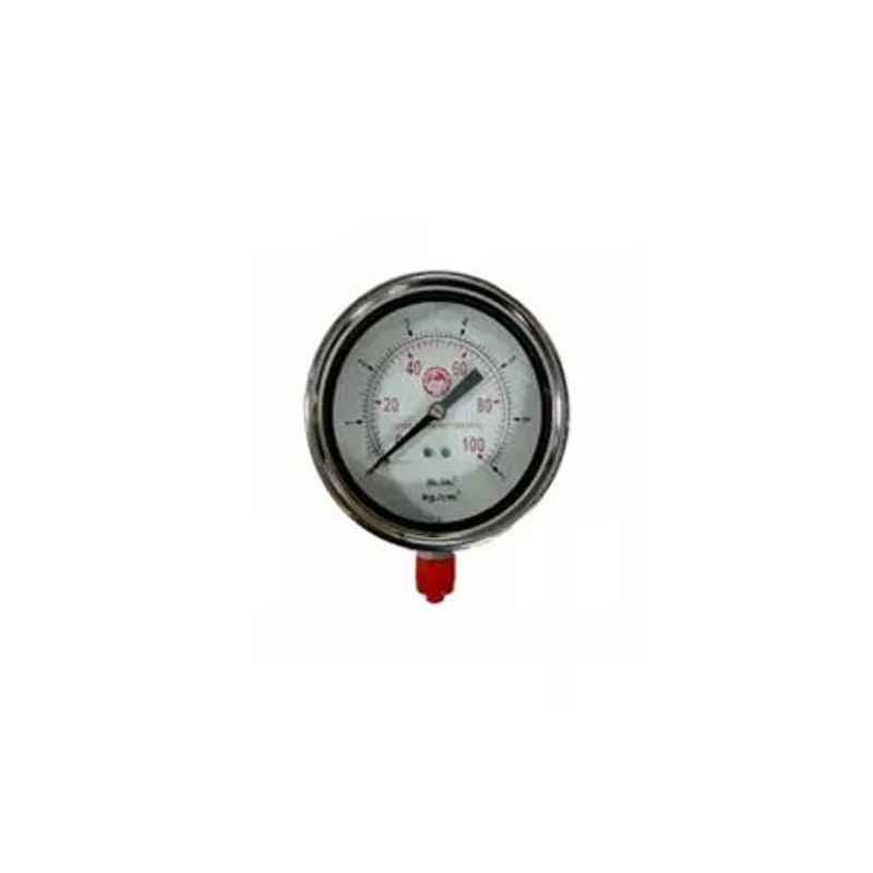 Bellstone 0-100 psi Pressure Gauge, BO-100-PSI