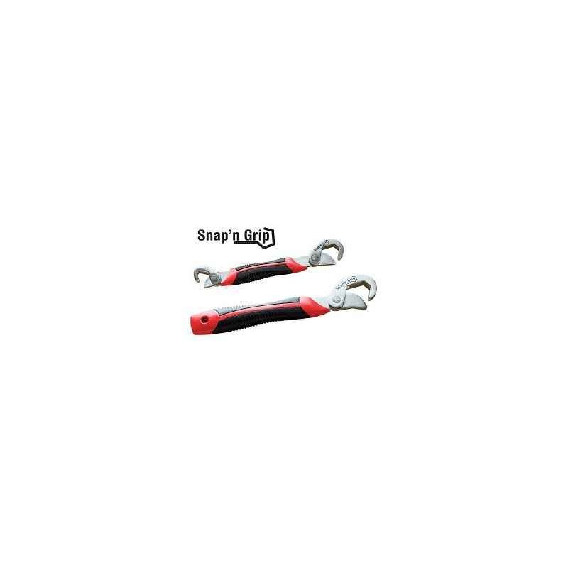 Evergreen Snap N Grip Red Steel Multipurpose Wrench Set