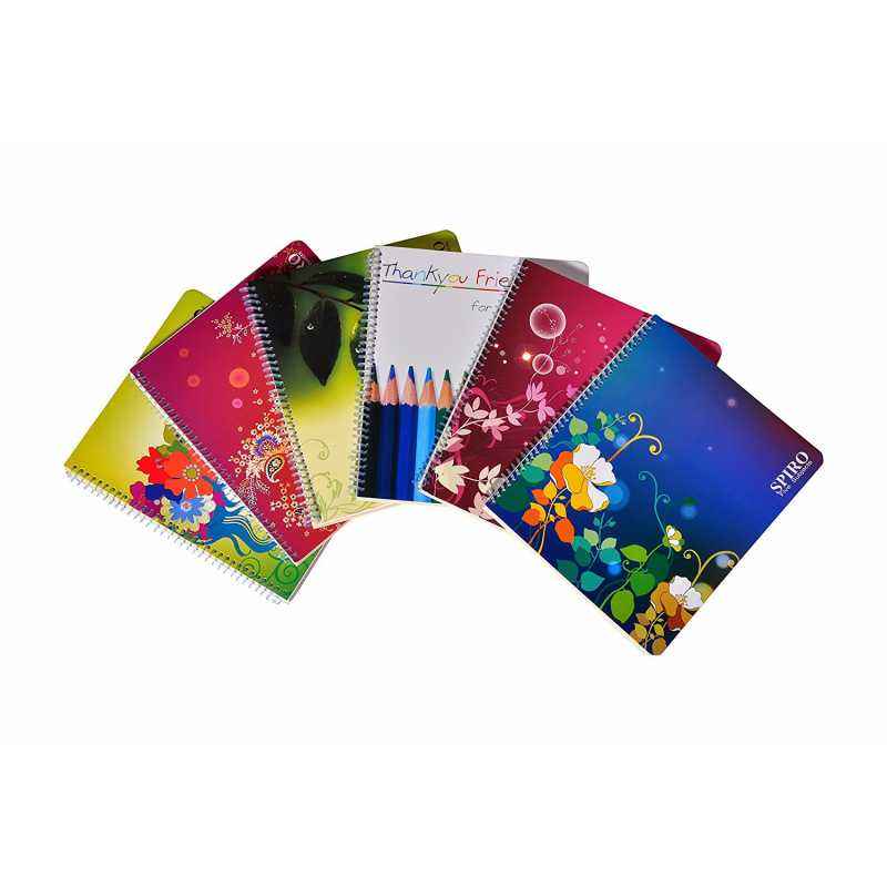 Oddy A4 Spiral Note Pad 5 colors, SPA480 5S (Pack of 20)