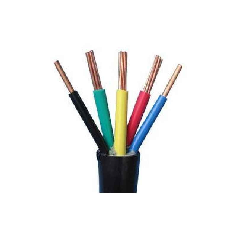 RISTACAB 0.5 Sqmm 5 Core 100m Black PVC Flexible Industrial Cables