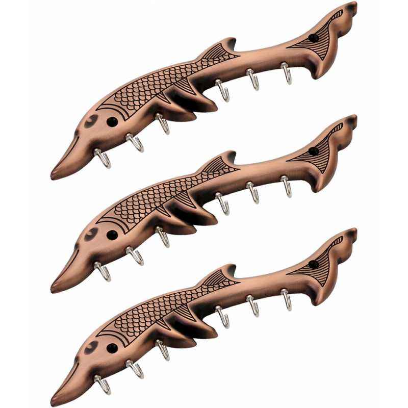 Buy Doyours 3 Pieces Antique Copper Dolphin Design Key Hook Set, DY0945 Online At Best Price on