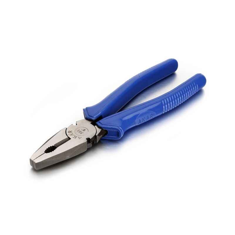 Akar 150mm Combination Plier with Thick Sleeves, No. 501 (Pack of 10)