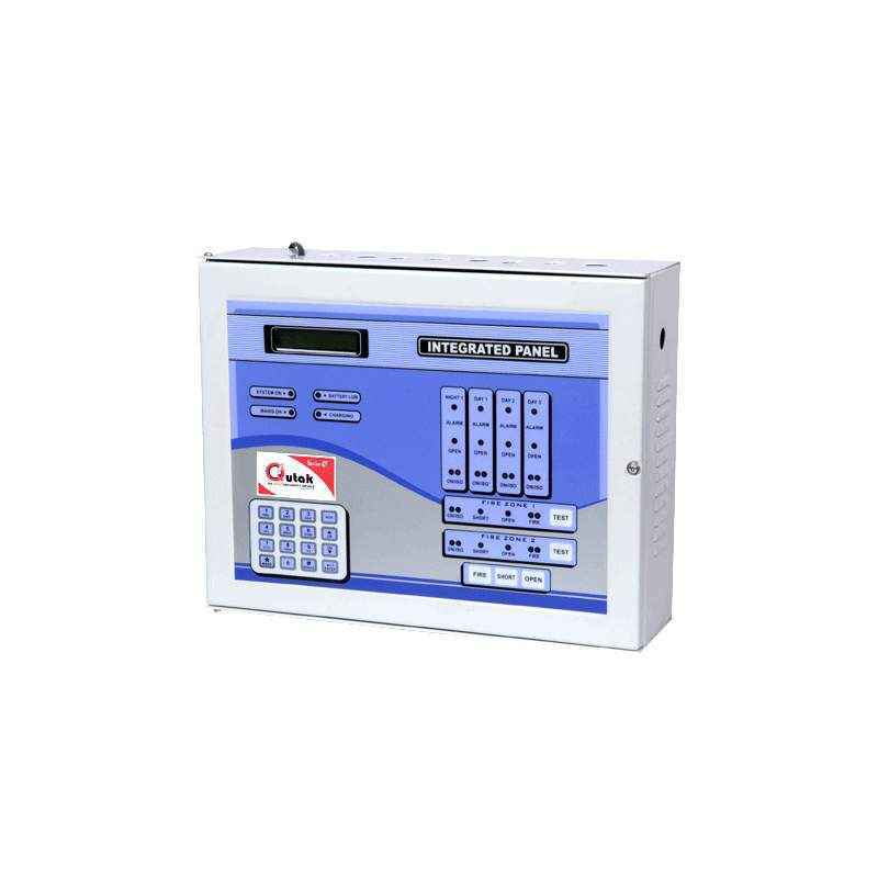 Palex QT 02QFDP 2 Zone Fire Alarm Panel with Inbuilt Dialer