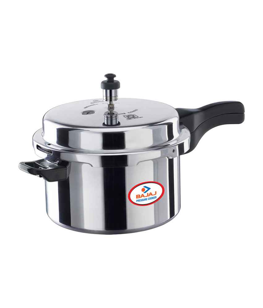 bajaj 5 ltr aluminium pressure cooker