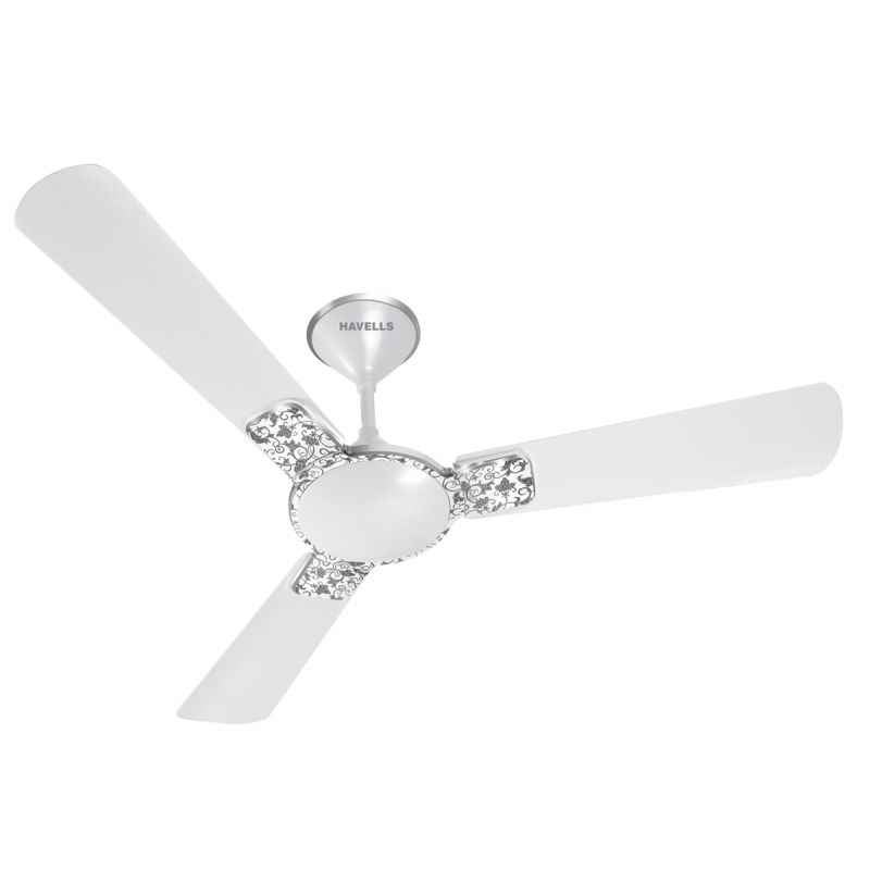 Havells Enticer Art 1200mm Pearl White Ceiling Fan, FHCEASTPWH48