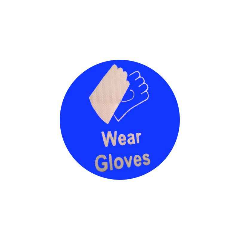 ITE 1x0.5 ft Reflective Wear Gloves Sign Board