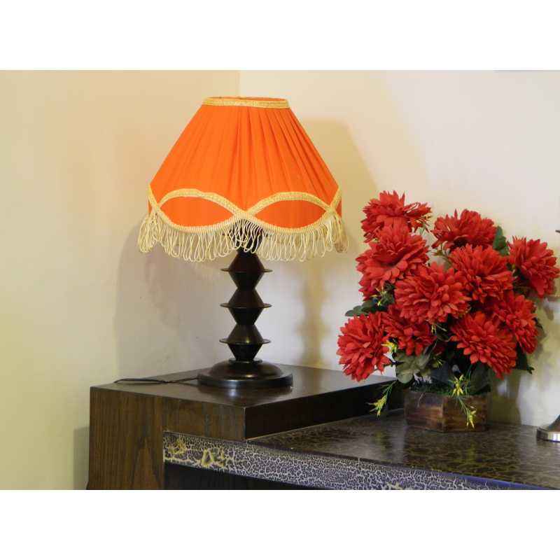 Tucasa Table Lamp with Fringe Shade, LG-70, Weight: 650 g