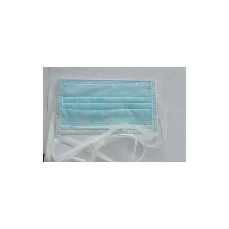 SuperDeals Blue Disposable Tie Masks, SD116 (Pack of 50)
