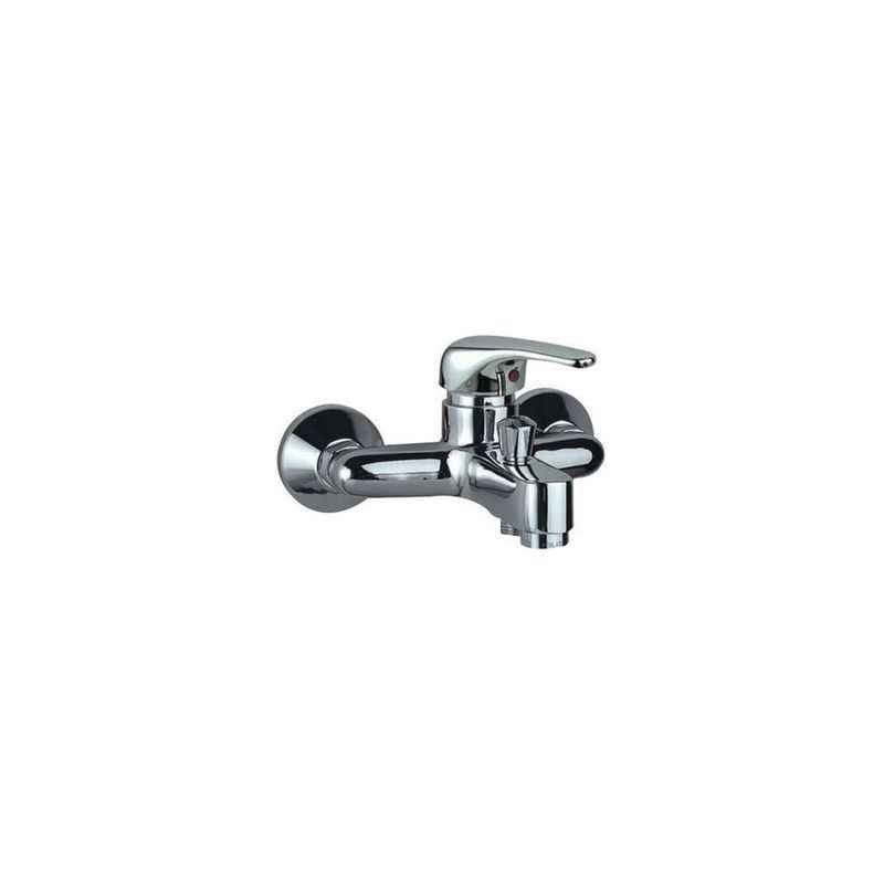 Jaquar Clarion Chrome Plated Bathroom Faucet with Wall Flange, CQT-23047