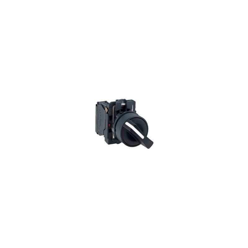 Schneider Electric XB5 2NO Contact Type Non Illuminated Selector Switch, XB5AD53N