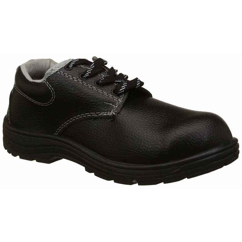 E Volt Tecto Steel Toe Black Safety Shoes, Size: 8