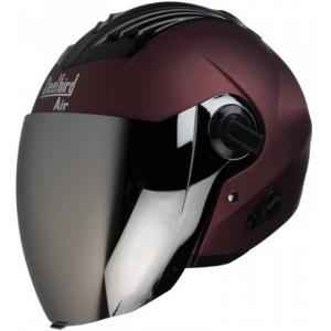 Steelbird SBA-3 Matt Maroon Helmet, Size (Medium, 580mm)