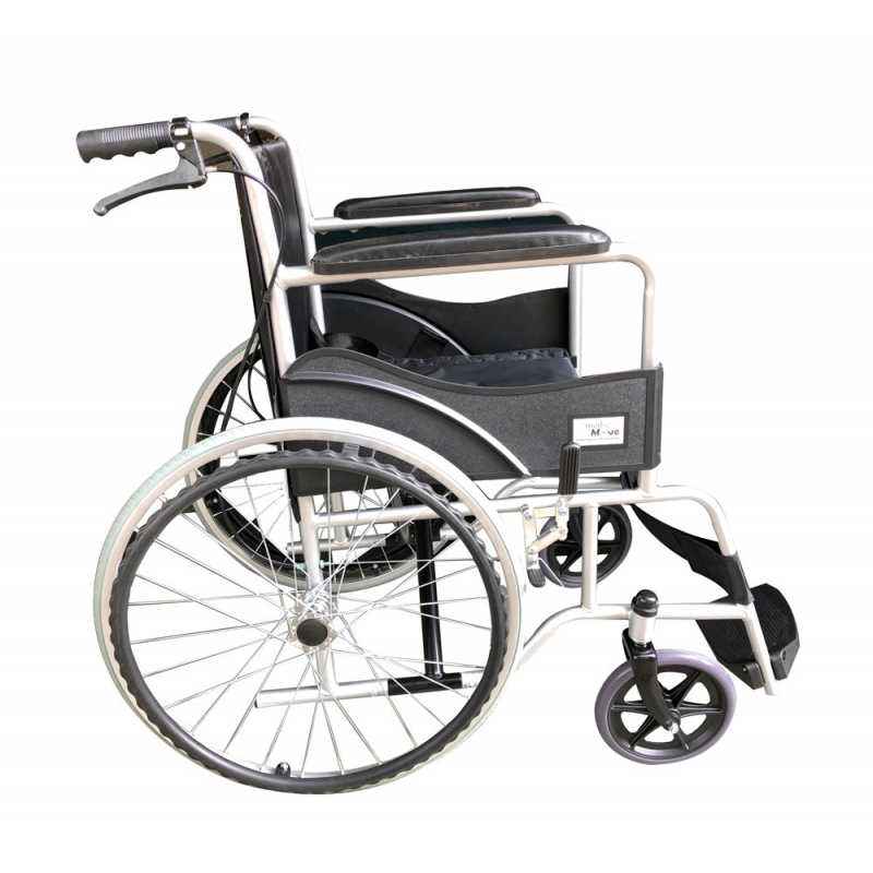 Med-eMove Economy wheelchair Foldable with Spoke Wheels, MEPBBC1