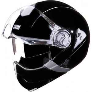 Buy Studds Downtown Flip Off Matte Black Full Face Helmet Size L